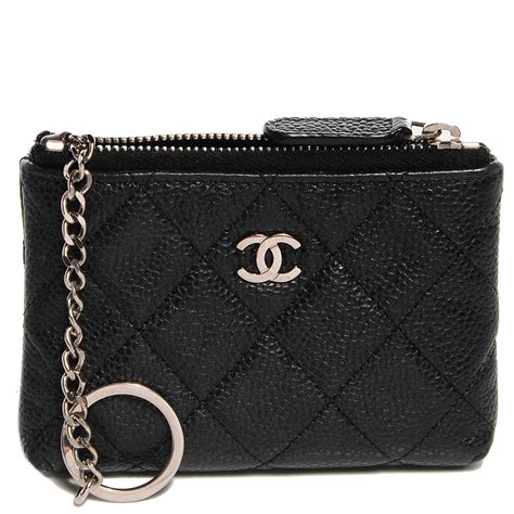 key holder chanel|Chanel keychain pouch.